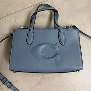 COACH Nina Small Tote/Crossbody Bag Blue